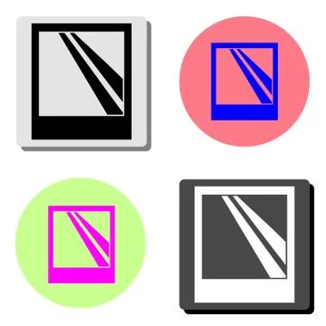 Window. flat vector icon Stock Illustration