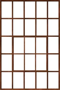 Window frame. 3D render Stock Illustration