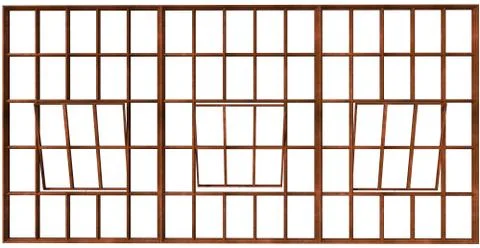 Window frame. 3D render Stock Illustration