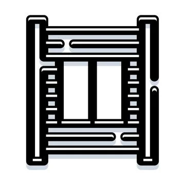 Window frame icon for architecture design and construction イラスト素材