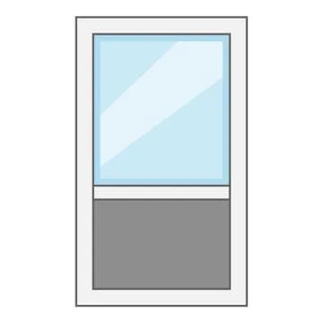 Window frame icon, cartoon style Ilustración de archivo
