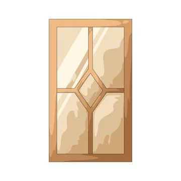 Window frame illustration Stock Illustration