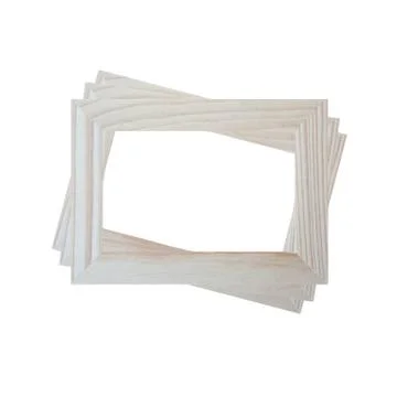 Window frame isolated on white background with grass Stock Illustration