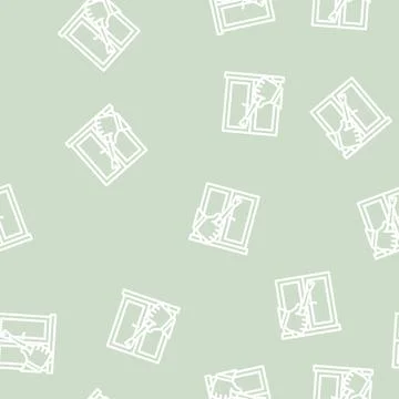 Window frame repair line vector seamless pattern Stock Illustration