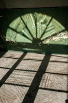Window frame shadows Stock Photos