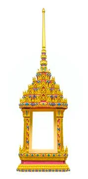 Window frame thai art style Foto stock
