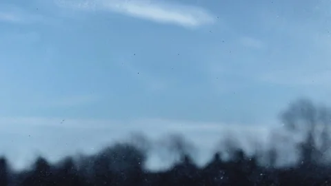 Window freezes slowly during a cold winter morning. Stock Footage 71242319