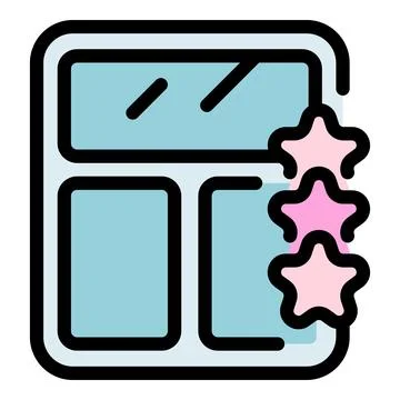 Window getting five star energy rating for efficiency and sustainability Ilustración de archivo