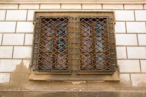 Window grill Fotos de archivo