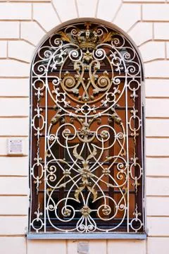 Window grille Stock Photos