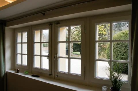 Window in the hotel. Stock Photos