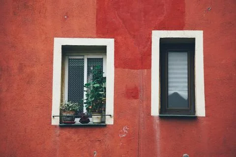 Window in the house Stock Photos