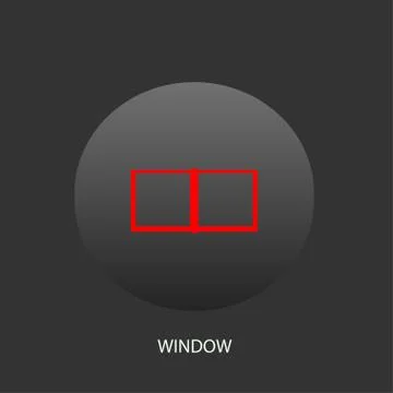 Window icon Stock Illustration