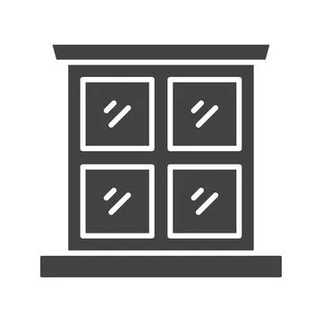 Window Icon Image. Illustrazione stock