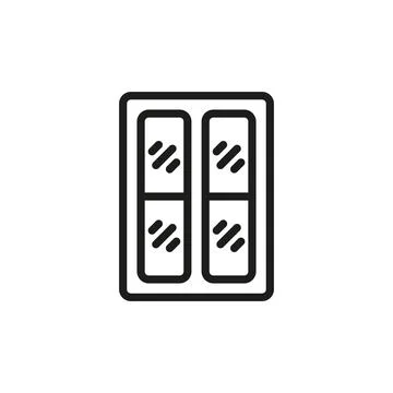 Window icon vector design templates simple and modern Stock Illustration