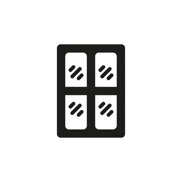 Window icon vector design templates simple and modern Ilustración de archivo