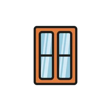 Window icon vector design templates simple and modern Ilustración de archivo
