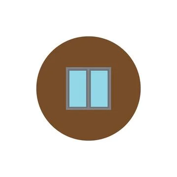 Window icon vector Stock Illustration