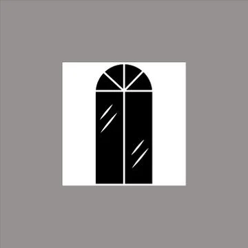 Window Icon Vector Illustration - Vector Stock Illustration