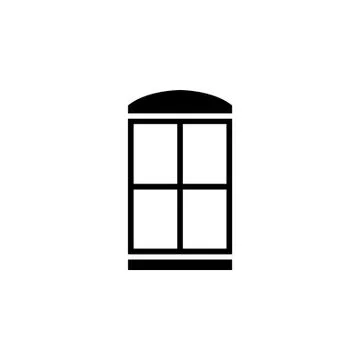 Window icon vector. window vector illustration Illustrazione stock