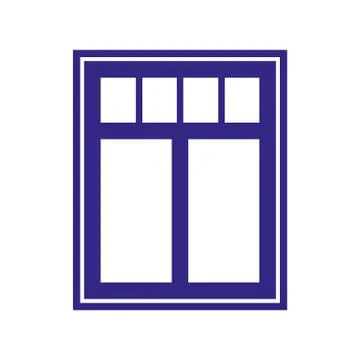 Window icon on white background. Stock Illustration
