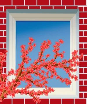 Window. Stock Illustration