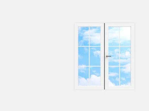 The window Stock Illustration