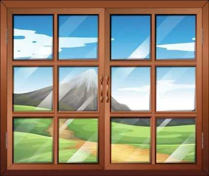 A window Ilustración de archivo