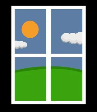 Window Stock Illustration