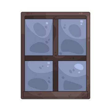 Window illustration Ilustración de archivo