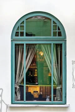 Window with the interior. Stock Photos