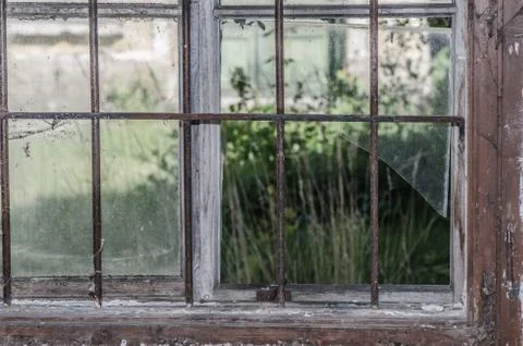 Window iron lattice Stock Photos