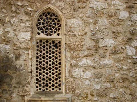 Window of Islamic architecture Stock Photos