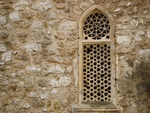 Window of Islamic architecture Stock Photos