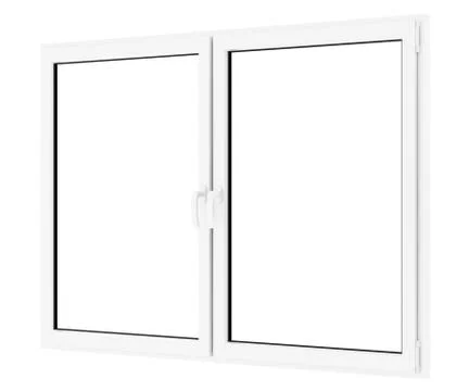 Window isolated on white background. 3d illustration Stock Illustration