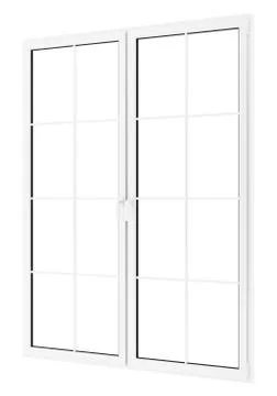 Window isolated on white background. 3d illustration Stock Illustration