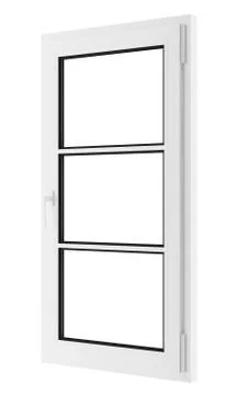 Window isolated on white background Stock Illustration