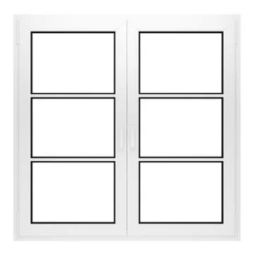 Window isolated on white background Stock Illustration