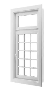 Window isolated on white background Stock Illustration