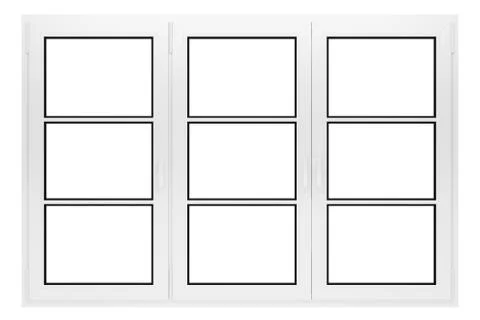 Window isolated on white background Stock Illustration