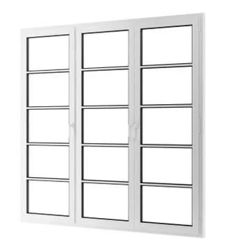 Window isolated on white background Stock Illustration