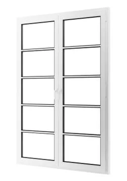 Window isolated on white background Stock Illustration