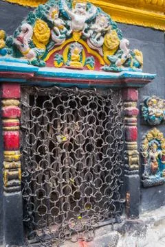 A window in Kathmandu Stock Photos