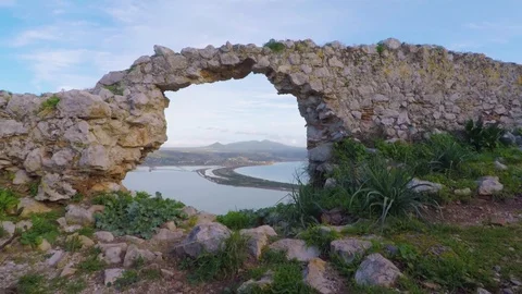 Window to Lagoon Stock Footage 105747319