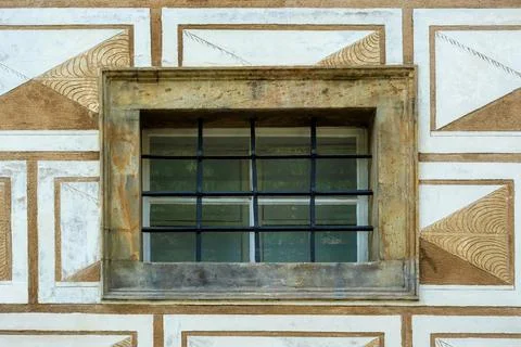 Window with a lattice, Stock Photos