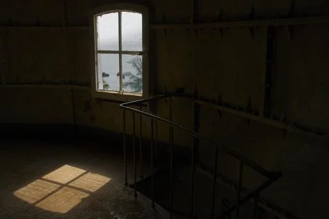 Window of lighthouse Stock Photos