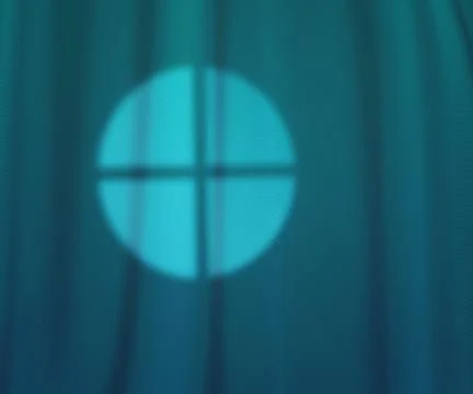 Window lights teal studio texture 스톡 일러스트