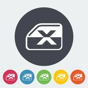 Window lock. Stock Illustration