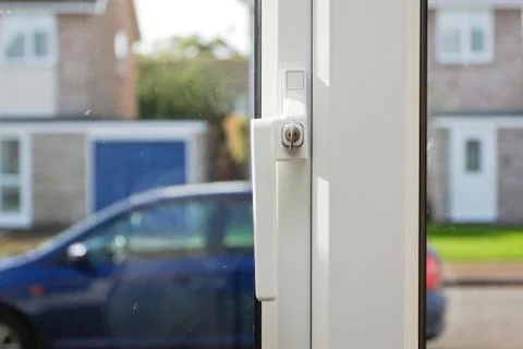 Window lock Foto stock