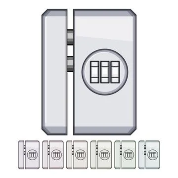 Window lock providing safety and security solution Illustrazione stock